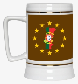 Portugal Map Inside European Union Eu Flag Mug Cup - Square Eu Flag, HD Png Download, Free Download