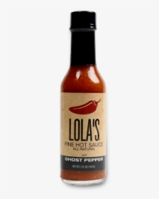 Lola Hot Sauce Ghost Pepper - Glass Bottle, HD Png Download, Free Download