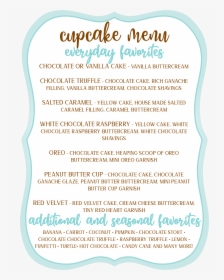 Cupcakes Menu And Prices Hd, HD Png Download, Free Download
