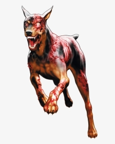 The Umbrella Chronicles Resident Evil 4 Dobermann Resident - Resident Evil Dog, HD Png Download, Free Download