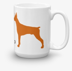 Orange Doberman Mug - German Pinscher, HD Png Download, Free Download