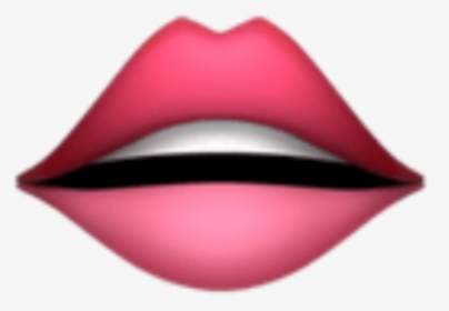 Labios Beso Besos Labio Labiosrojos Tumblr Emojis Emoji - Emoji Lips Transparent Background, HD Png Download, Free Download