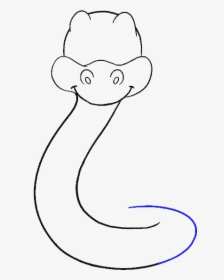 How To Draw Cartoon Snake - Snake, HD Png Download, Free Download