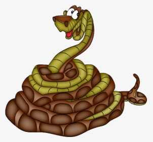 Snake Cartoon , Png Download - Jungle Book Kaa Cartoon, Transparent Png, Free Download