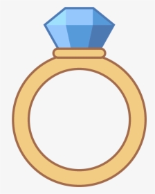 Anillo De Diamantes Icon - Diamond Ring Vector Png, Transparent Png, Free Download