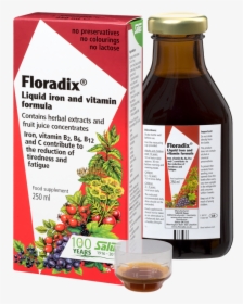 Salus Haus Floradix Floradix®, Liquid Iron And Vitamin - Floradix Liquid Iron Formula 250ml, HD Png Download, Free Download