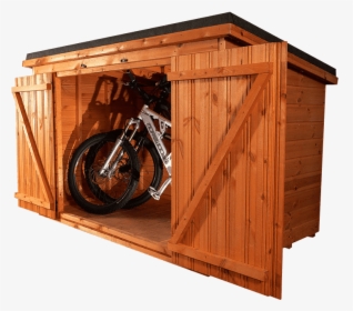 Bike Storage Shed Hand Built In Glasgow Scotland - Hybrid Bicycle, HD Png Download, Free Download