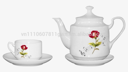 Suviet Porcelain Tea Set - Teapot, HD Png Download, Free Download