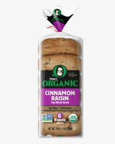 Papa’s Cinnamon Raisin Bagels - Bubbas Cinnamon Raisin Bagel, HD Png Download, Free Download