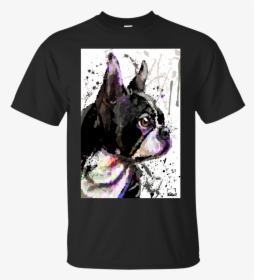 Boston Terrier Art - Native American Warrior Tee Shirt, HD Png Download, Free Download