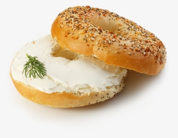 Bagel With Cream Cheese Png - Cream Cheese Bagel Png, Transparent Png, Free Download