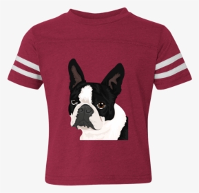 Cartoon Printed Boston Terrier Toddler Football Fine - Roaring Into Pre K, HD Png Download, Free Download