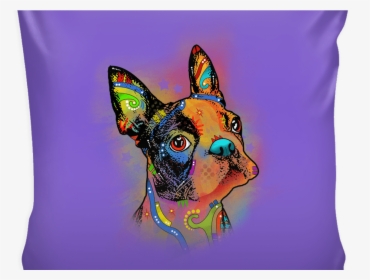 Boston Terrier Pillow Cover, Multi Colors Lov"n My - Boston Terrier, HD Png Download, Free Download