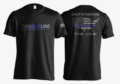Thin Blue Line - Active Shirt, HD Png Download, Free Download
