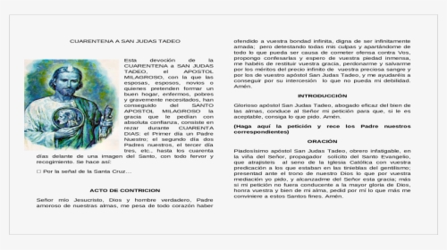 Transparent Jesucristo Png - Cuarentena San Judas, Png Download, Free Download