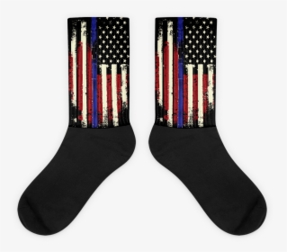 Thin Blue Line Socks, HD Png Download, Free Download