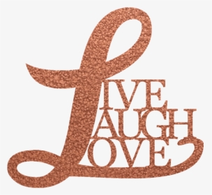 Live Laugh Love Metal Wall Sign - Illustration, HD Png Download, Free Download