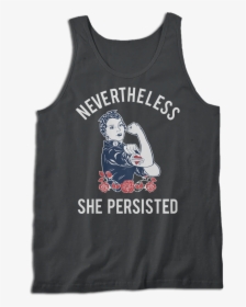 Nevertheless She Persisted Rosie The Riveter T Shirt - My Bike Is My First Love, HD Png Download, Free Download