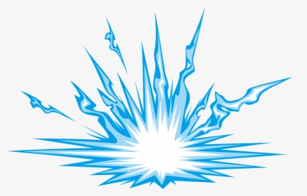 Blue Explosion Png - Blue Explosion Cartoon Transparent, Png Download, Free Download