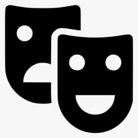 Theater Masks - Smiley, HD Png Download, Free Download