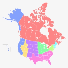 Collaboration Category Map - Map Of North America Png, Transparent Png, Free Download