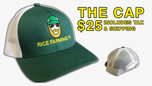 Rice Farming Tv Cap - Baseball Cap, HD Png Download, Free Download