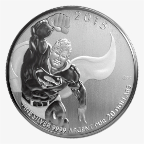 Canadian Silver Superman Coin, HD Png Download, Free Download