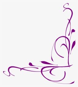 Floral Clip Art At - Elegant Corner Border Design, HD Png Download, Free Download