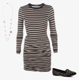 Striped Dress Png Image - Striped Dress Png, Transparent Png, Free Download