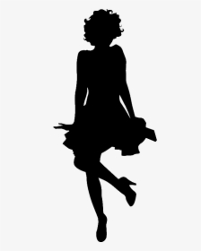 Little Black Dress Silhouette Chanel Clothing - Old Hollywood Themed Invitation, HD Png Download, Free Download