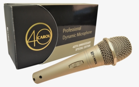 Carol Professional Stage Microphone Classic Gold - Microphone, HD Png Download, Free Download