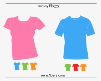 Com Vector T-shirt Templates - T Shirt Layout Pink, HD Png Download, Free Download