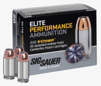 Sig Sauer Hollow Point Ammo, HD Png Download, Free Download