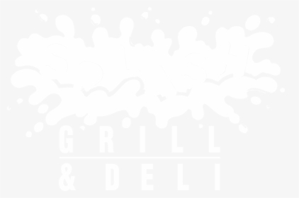 Splash Grill & Deli Logo Black And White - Illustration, HD Png Download, Free Download