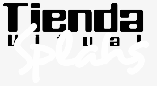 Tienda Virtual Splash Logo Black And White - Black-and-white, HD Png Download, Free Download
