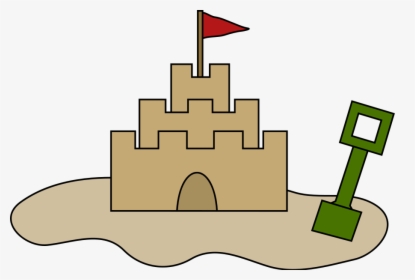 Free Vector Sand Castle - Sand Castle Pixel Art, HD Png Download, Free Download