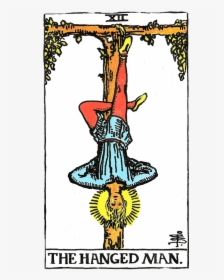Tarot Card The Hanged Man - Tower And The Hanged Man, HD Png Download, Free Download