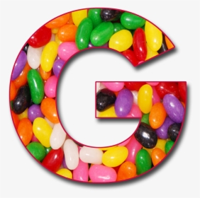 "jelly Beans - Jelly Beans Png Free Scrapbook Alphabet Letters, Transparent Png, Free Download