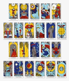 22x Card Illustrations - Major Arcana Tarot, HD Png Download, Free Download