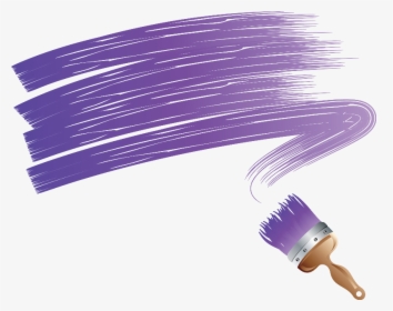 Free Download Paint Brush Purple Clipart Paint Brushes - Paint Brush Vector Png, Transparent Png, Free Download