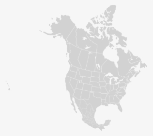 North America Blank Range Map - Do Mountain Goats Live, HD Png Download, Free Download