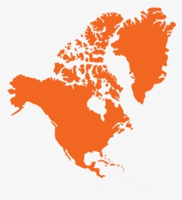 South America - Vector North America Map Outline, HD Png Download, Free Download