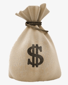 Bolsa Signo De Dólar - Bag Of Money Transparent, HD Png Download, Free Download