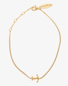 Gold Anchor Bracelet Etsy - Necklace With Number 26, HD Png Download, Free Download