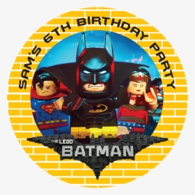 Batman Lego Party Box Stickers - Lego Batman Movie Türkçe Dublaj Izle, HD Png Download, Free Download