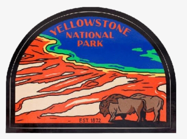 Sendero Yellowstone National Park Sticker - Yellowstone Stickers, HD Png Download, Free Download