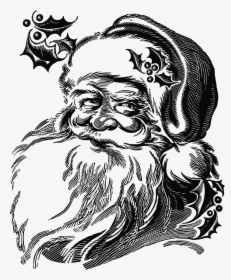 Transparent Santa Claus Face Png - Drawing Realistic Santa Claus, Png Download, Free Download