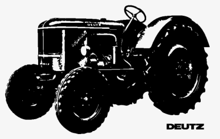 Tractor Case Ih Wall Decal Fendt Deutz Ag - Case Ih Antique Tractor Silhouette, HD Png Download, Free Download