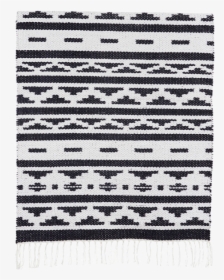 Inka Black And White Patterned Rug By House Doctor - Inka Mat House Doctor, HD Png Download, Free Download