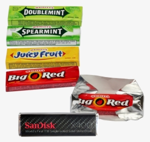 Wrigley"s Chewing Gum Offered In All The Classic Flavors - Wrigley Chewing Gum Flavors, HD Png Download, Free Download